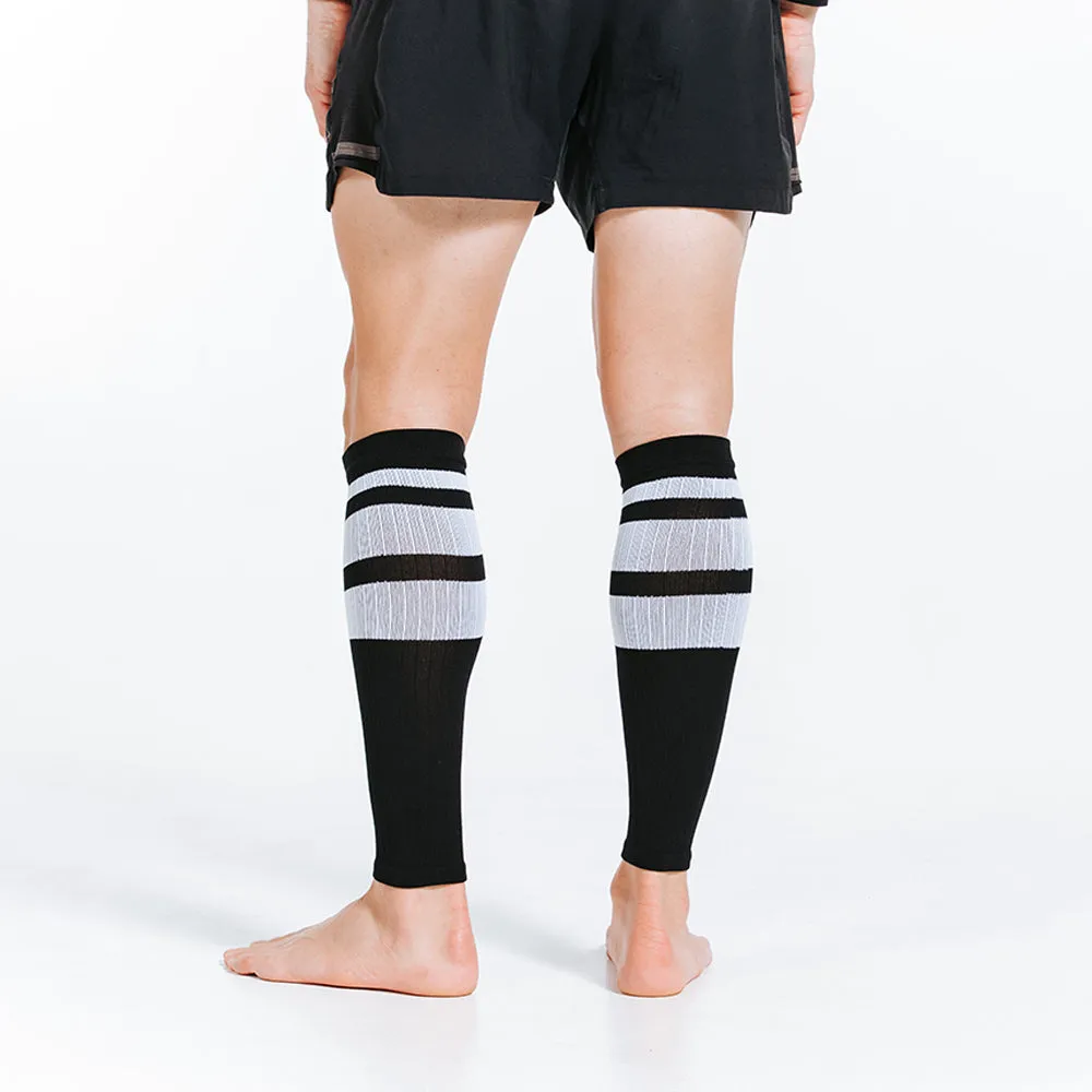 Calf Sleeves, Black Classic Stripe sold by Pro Compression product image thumbnail 4