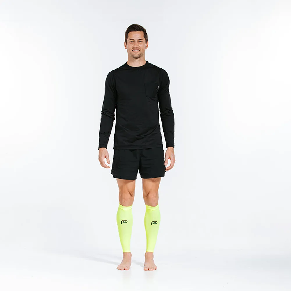 Calf Sleeves, Neon Yellow sold by Pro Compression product image thumbnail 2