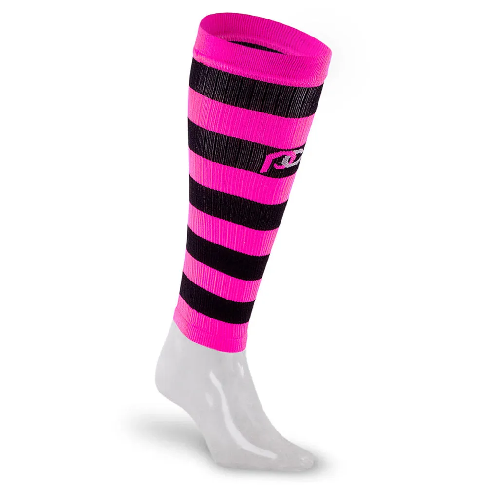 Calf Sleeves, Neon Pink and Black sold by Pro Compression