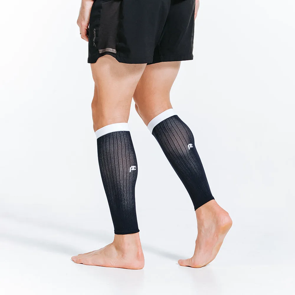 Calf Sleeves, Navy over White sold by Pro Compression product image thumbnail 4