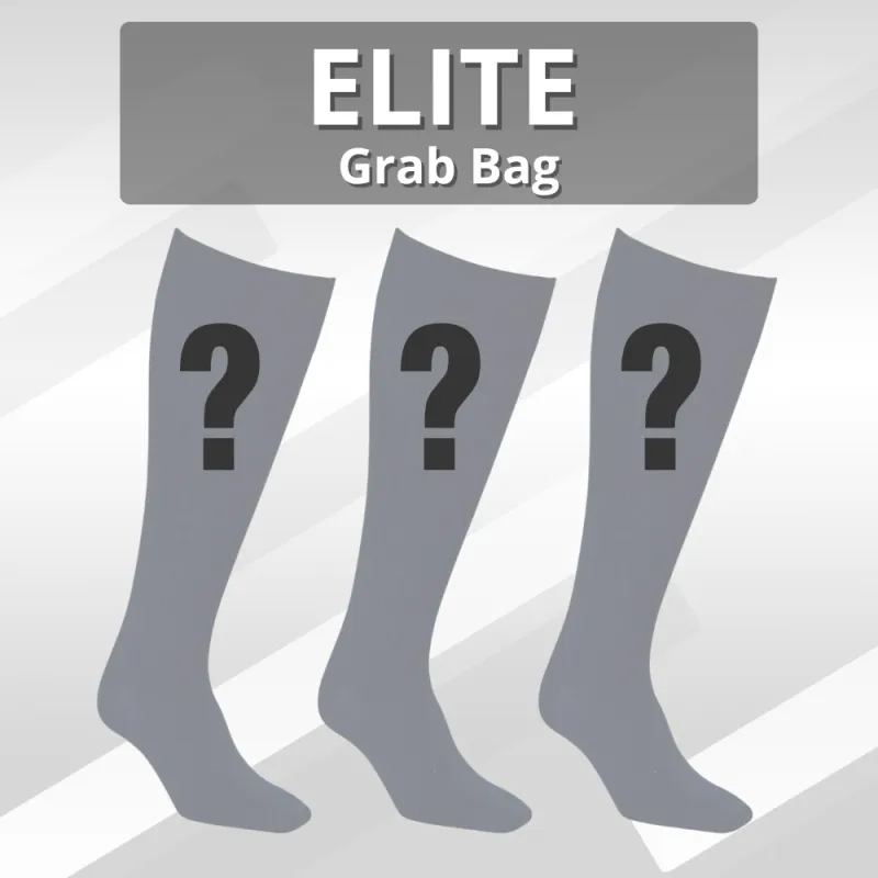 Elite Knee-High Compression Sock Grab Bag, 3 Random Pairs made by Pro Compression