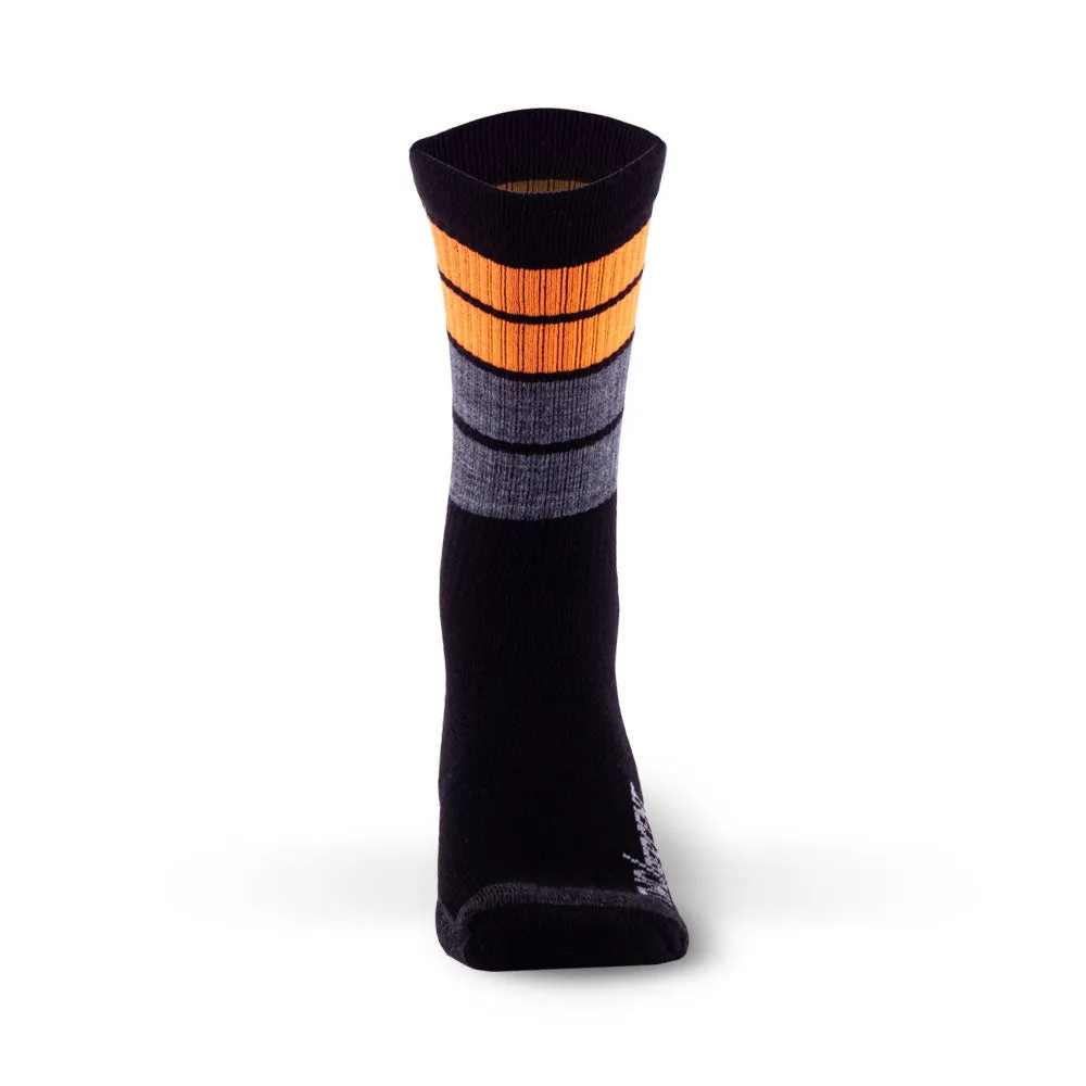 Merino Wool Trail Crew, Black Rock Blaze sold by Pro Compression product image thumbnail 3