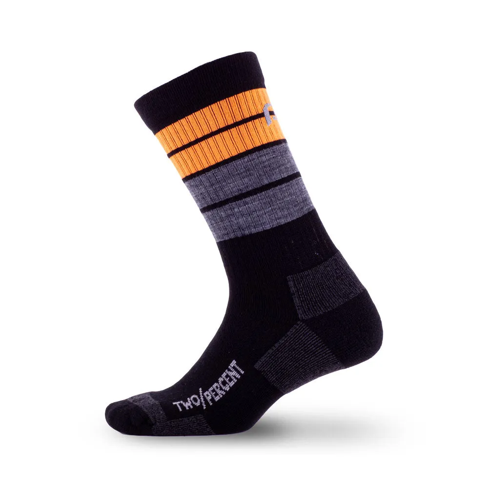 Merino Wool Trail Crew, Black Rock Blaze sold by Pro Compression product image thumbnail 2