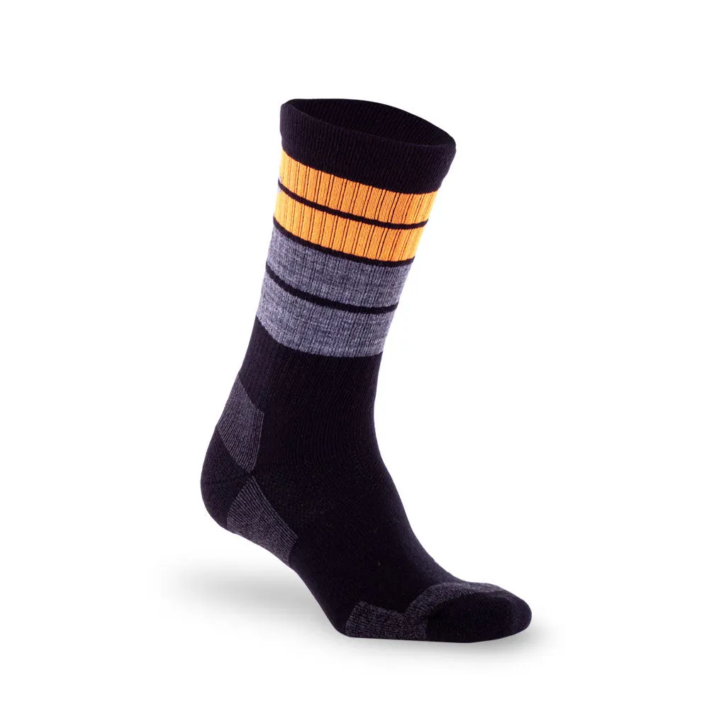 Merino Wool Trail Crew, Black Rock Blaze sold by Pro Compression