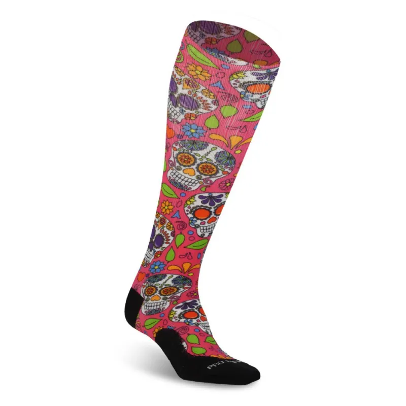 Marathon Printed, Pink Sugar Skulls sold by Pro Compression