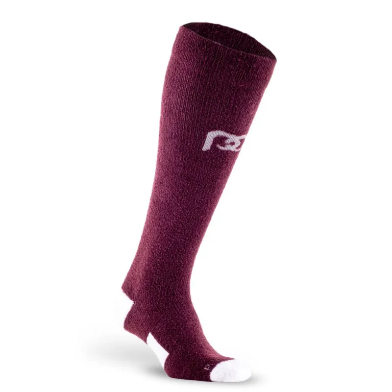 Fuzzy Compression Sock, Maroon sold by Pro Compression