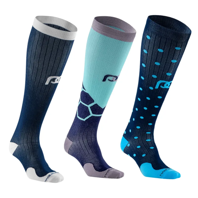Marathon, Navy Stride | 3-Pair Bundle made by Pro Compression