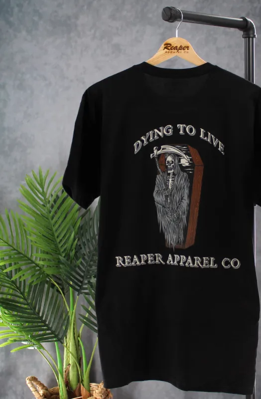 Dying to Live Tee sold by Reaper Apparel Co
