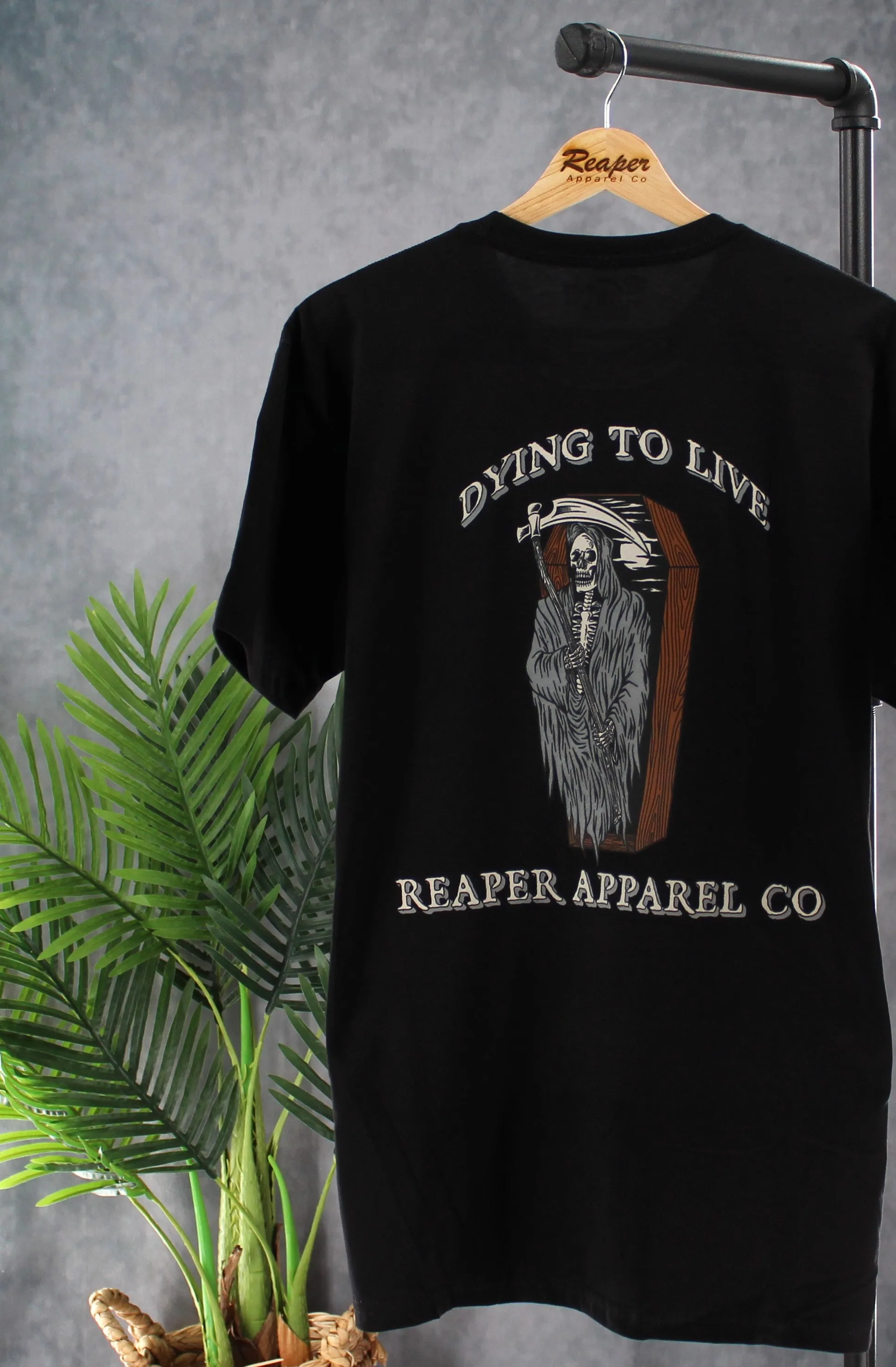 Dying to Live Tee sold by Reaper Apparel Co