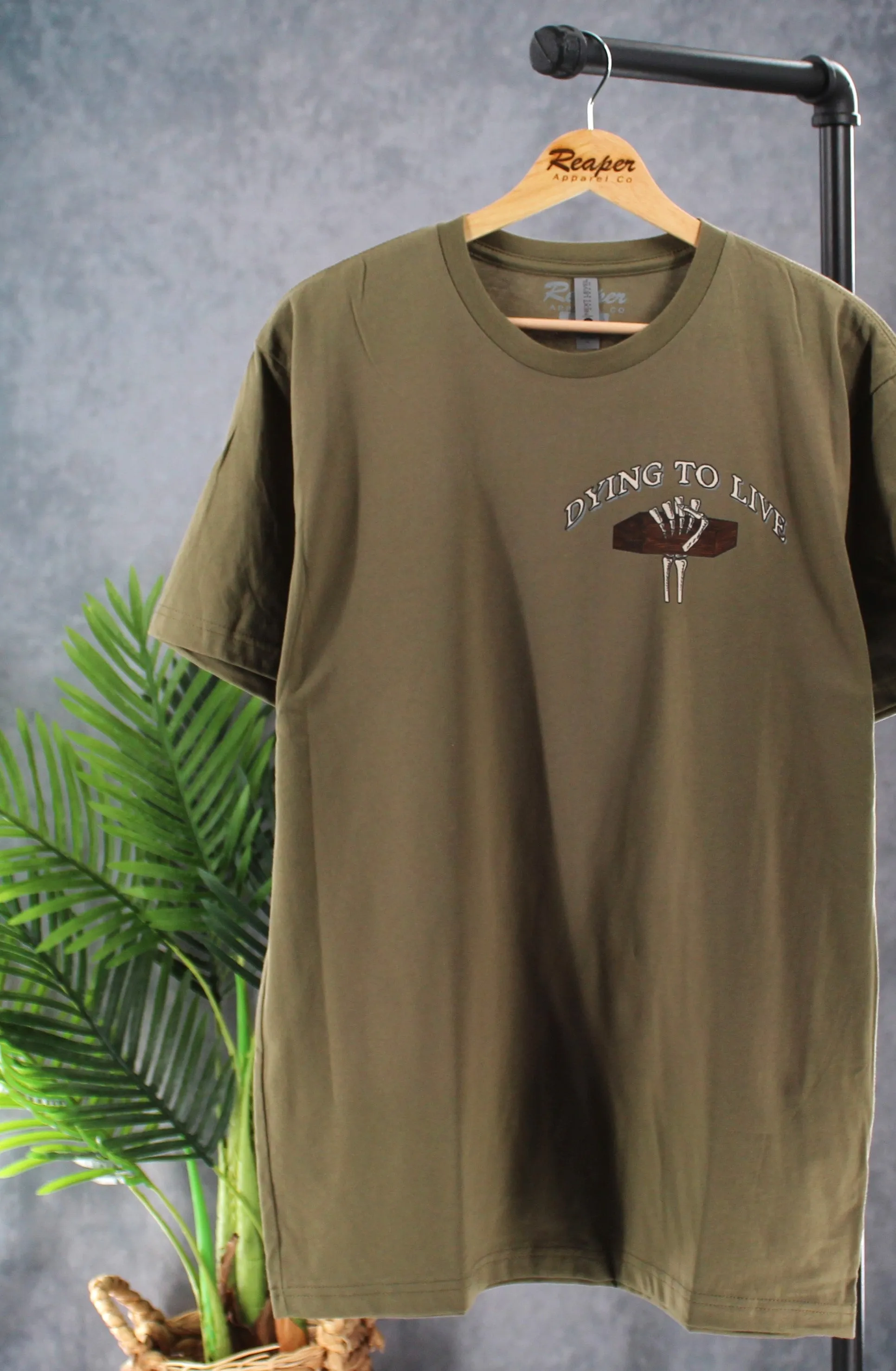 Dying to Live Tee sold by Reaper Apparel Co product image thumbnail 4
