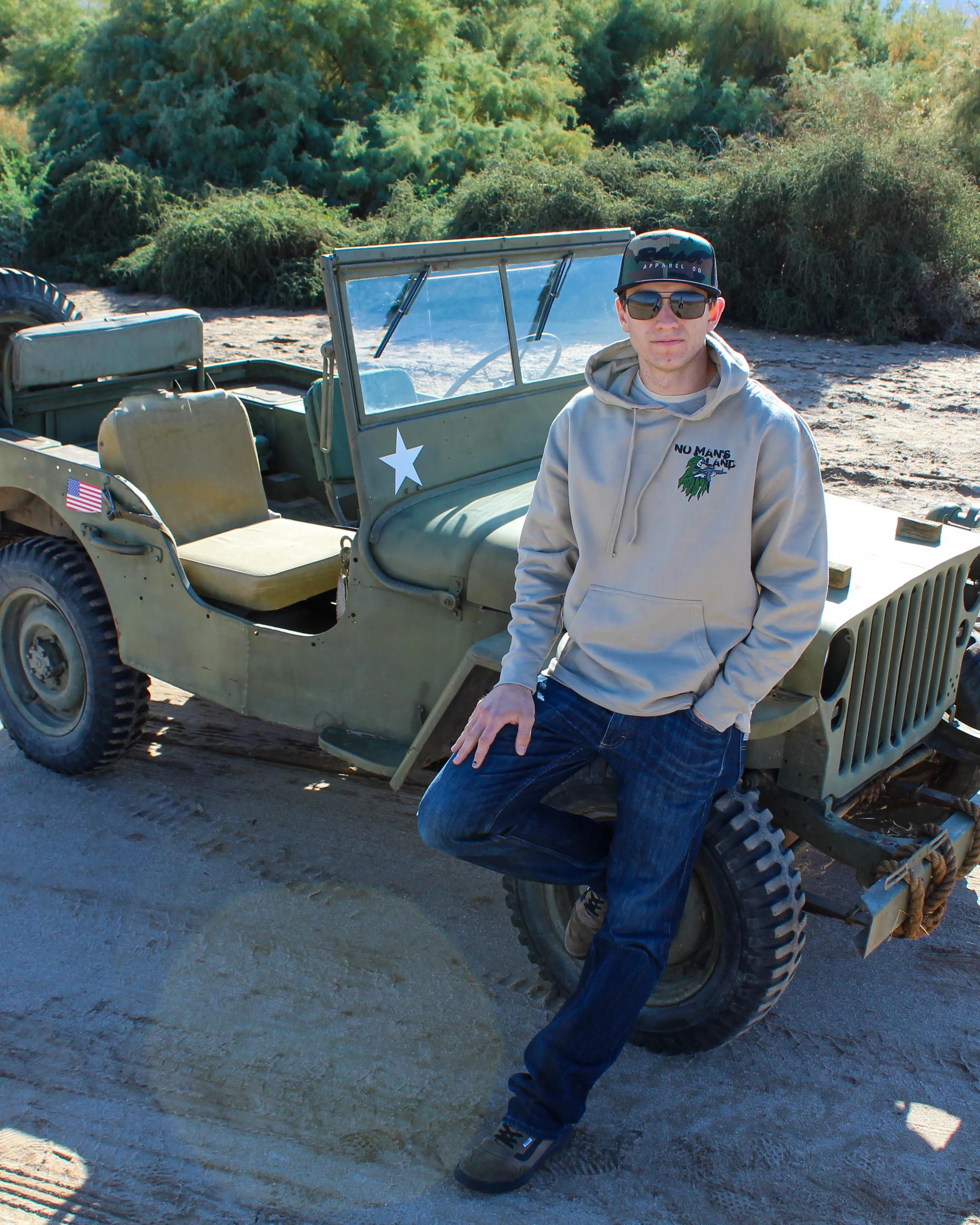 No Man's Land Hoodie sold by Reaper Apparel Co product image thumbnail 5