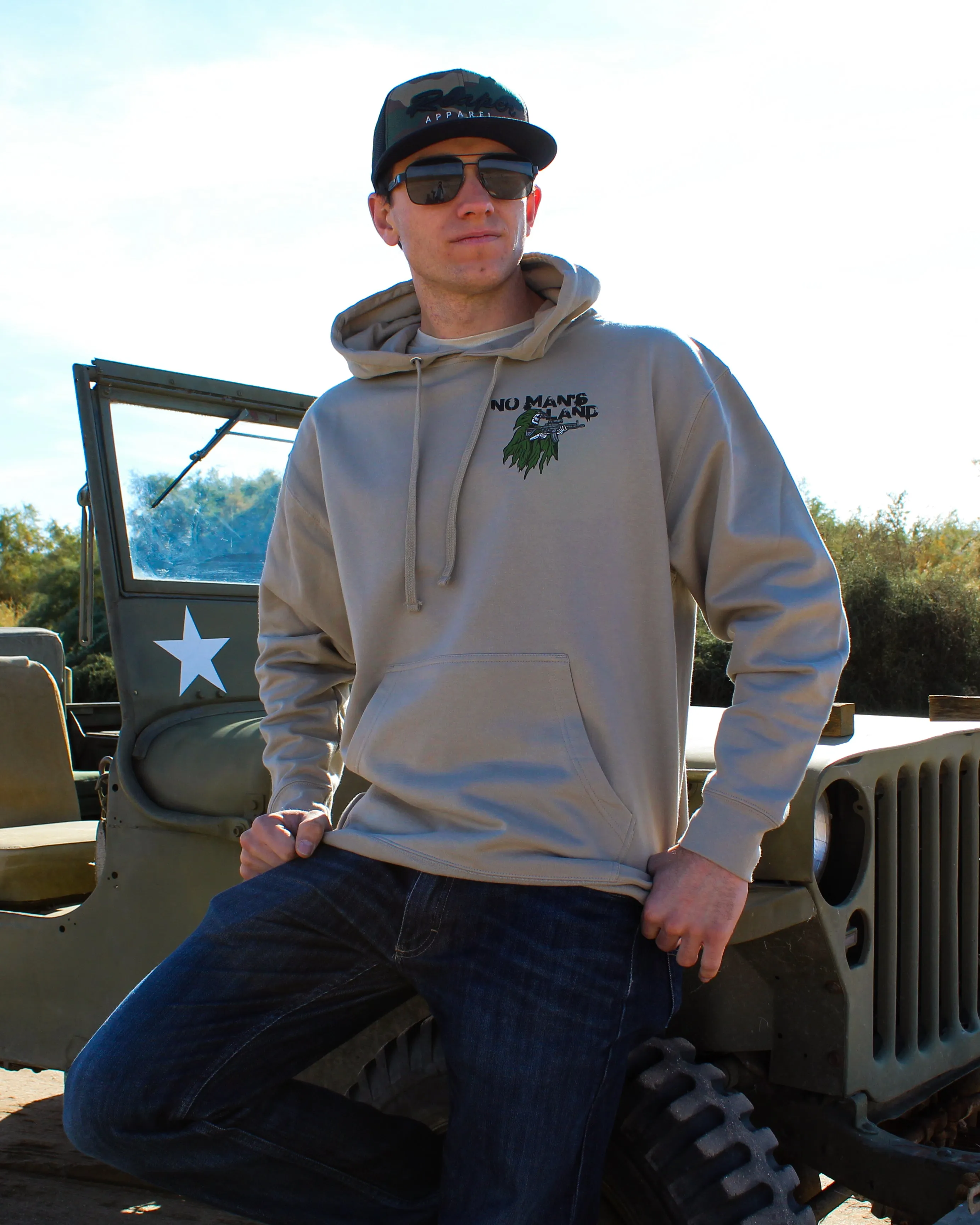 No Man's Land Hoodie sold by Reaper Apparel Co product image thumbnail 4