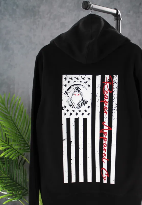 Reaper Flag Hoodie sold by Reaper Apparel Co