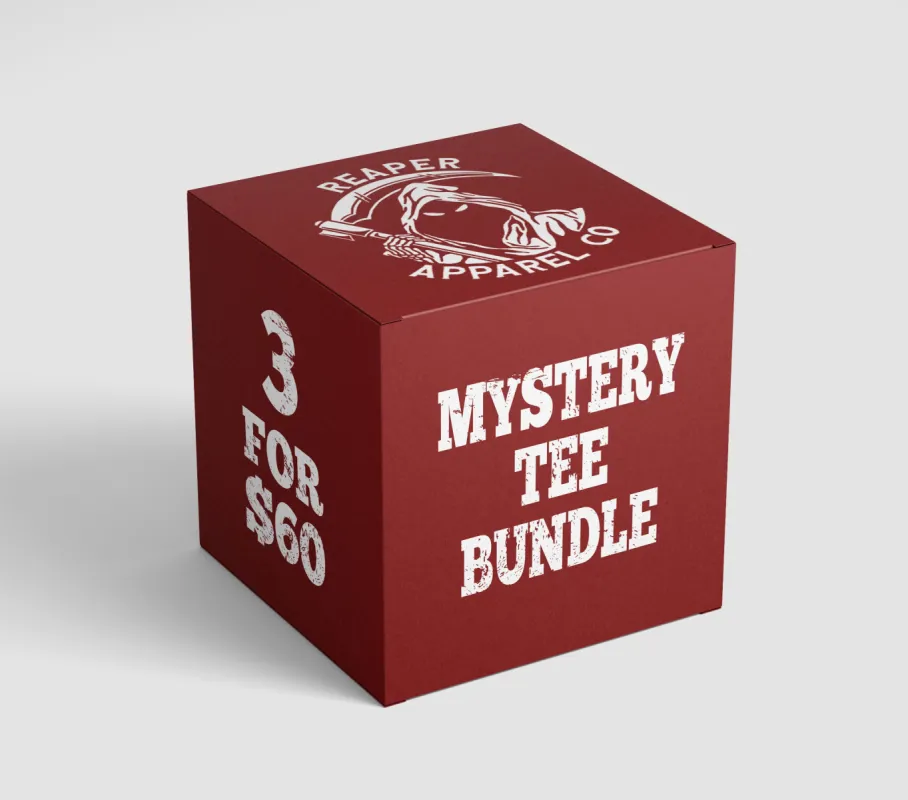 Mystery Tee Bundle - 3 for $60 sold by Reaper Apparel Co