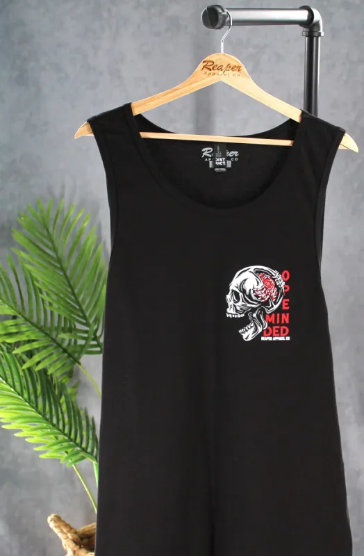 Open Minded Men's Tank sold by Reaper Apparel Co
