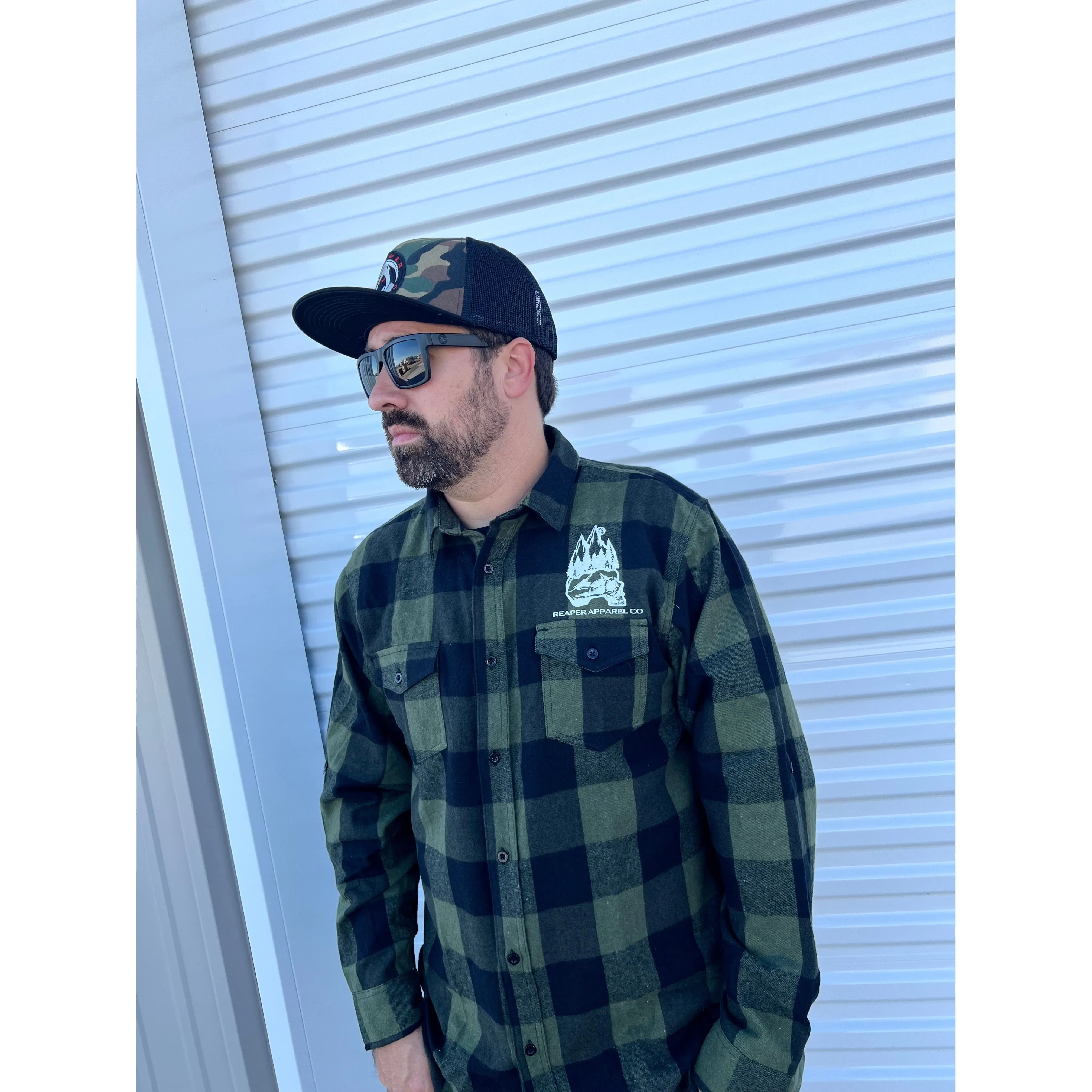 Lost My Mind Flannel sold by Reaper Apparel Co product image thumbnail 3