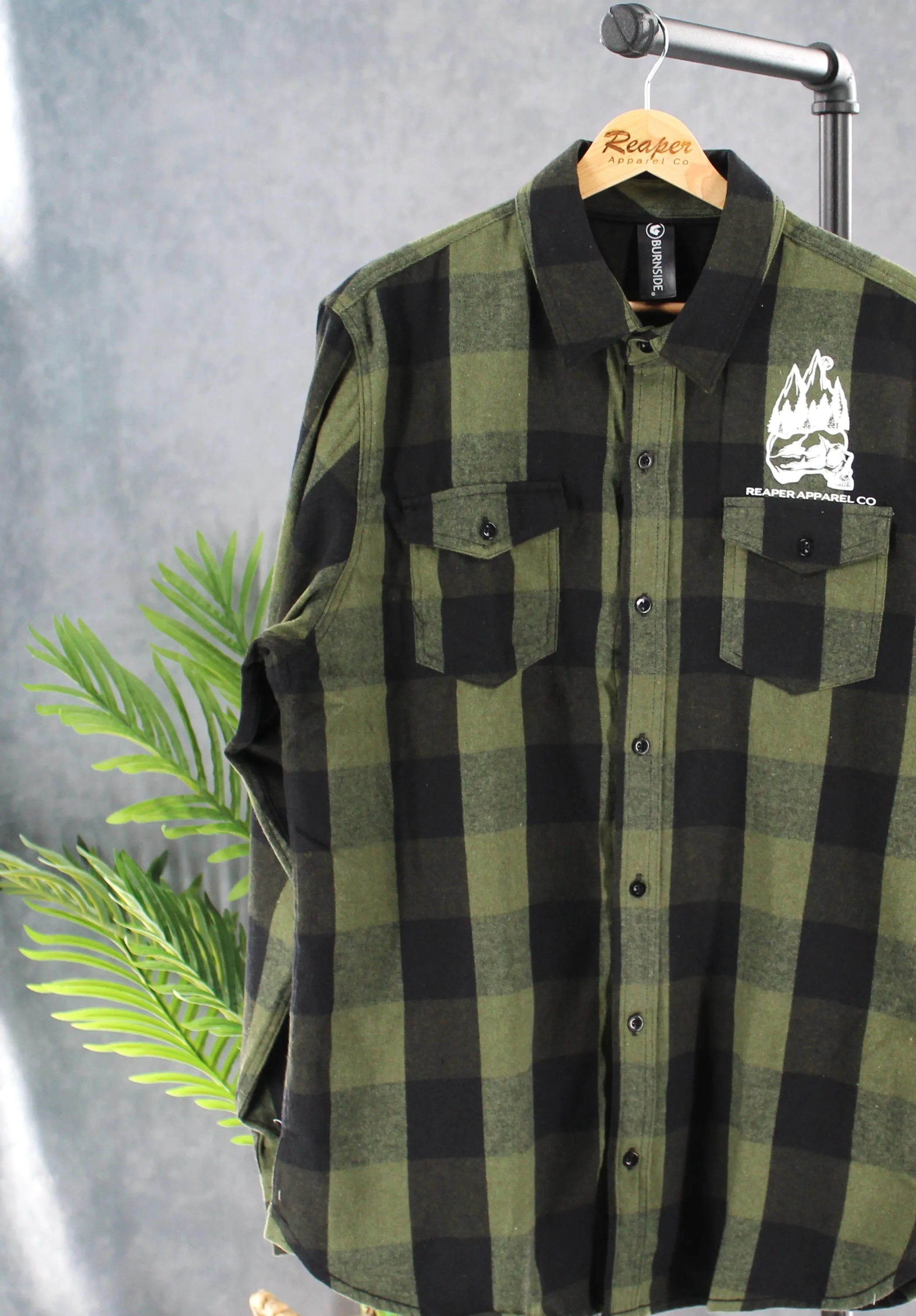 Lost My Mind Flannel sold by Reaper Apparel Co product image thumbnail 2