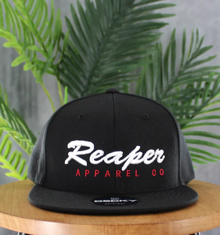 Reaper Script Snapback sold by Reaper Apparel Co