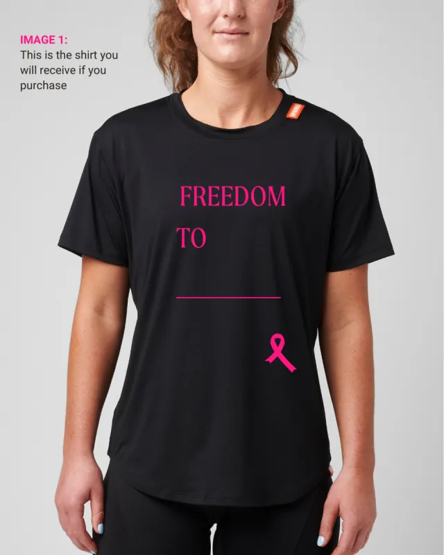 Breast Cancer Awareness | Wavy Stretchy Athletic Tee sold by SPRHRA