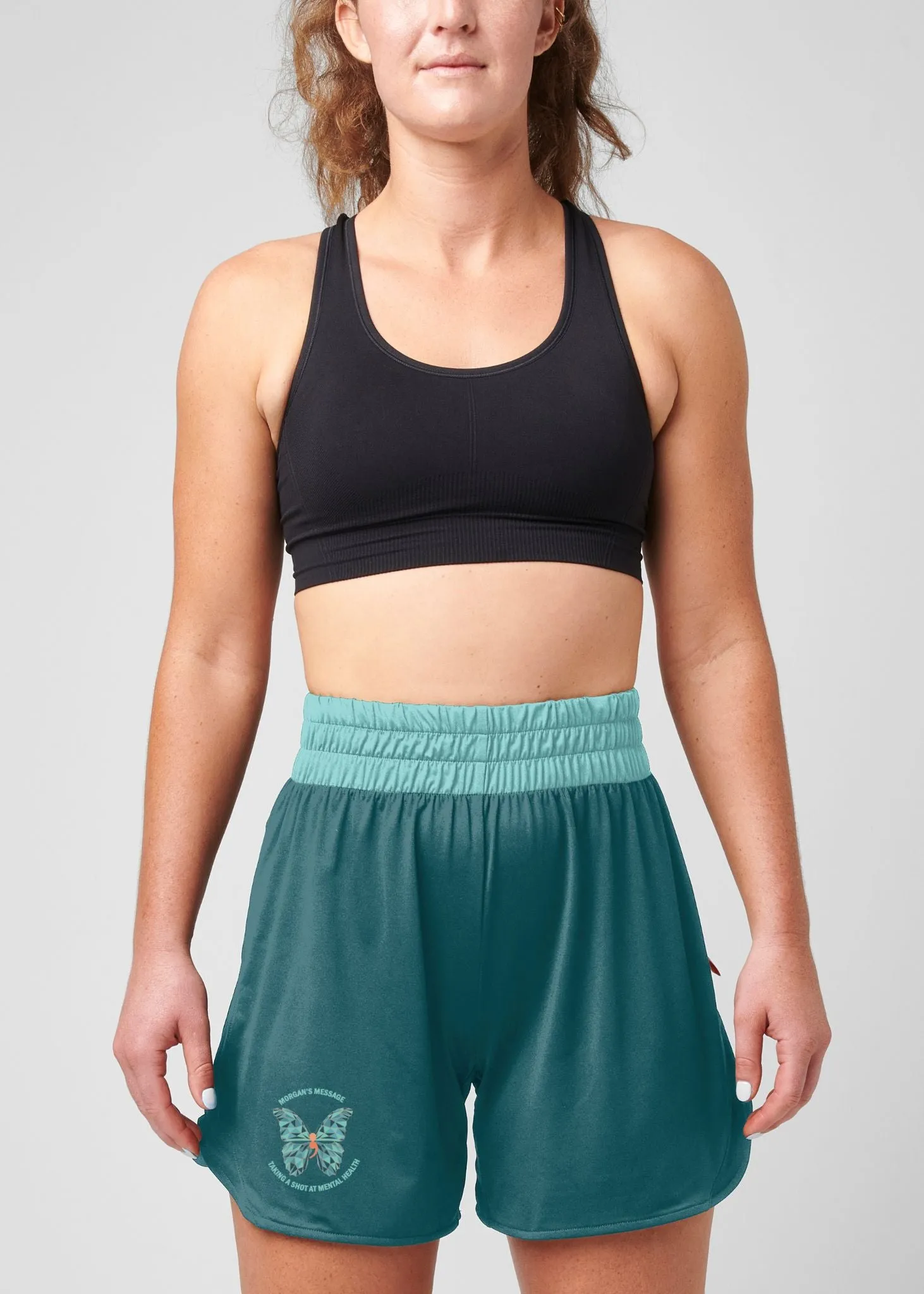 Morgan's Message Wavy Stretchy Shorts sold by SPRHRA product image thumbnail 2