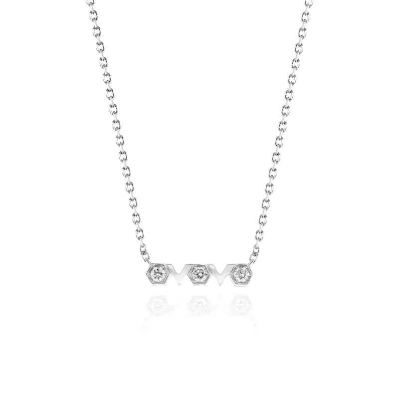 V Diamond Necklace sold by Veniroeshop