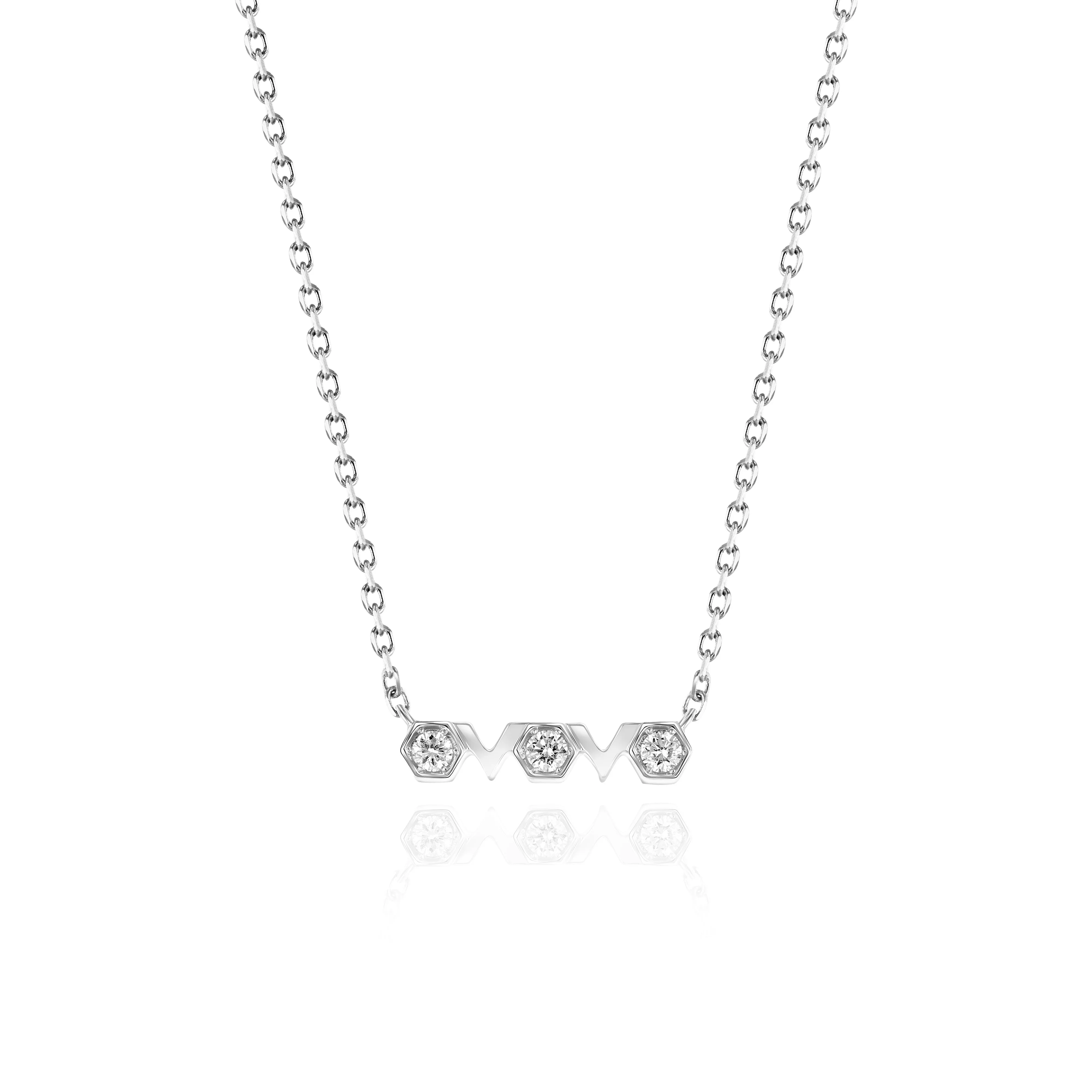 V Diamond Necklace sold by Veniroeshop