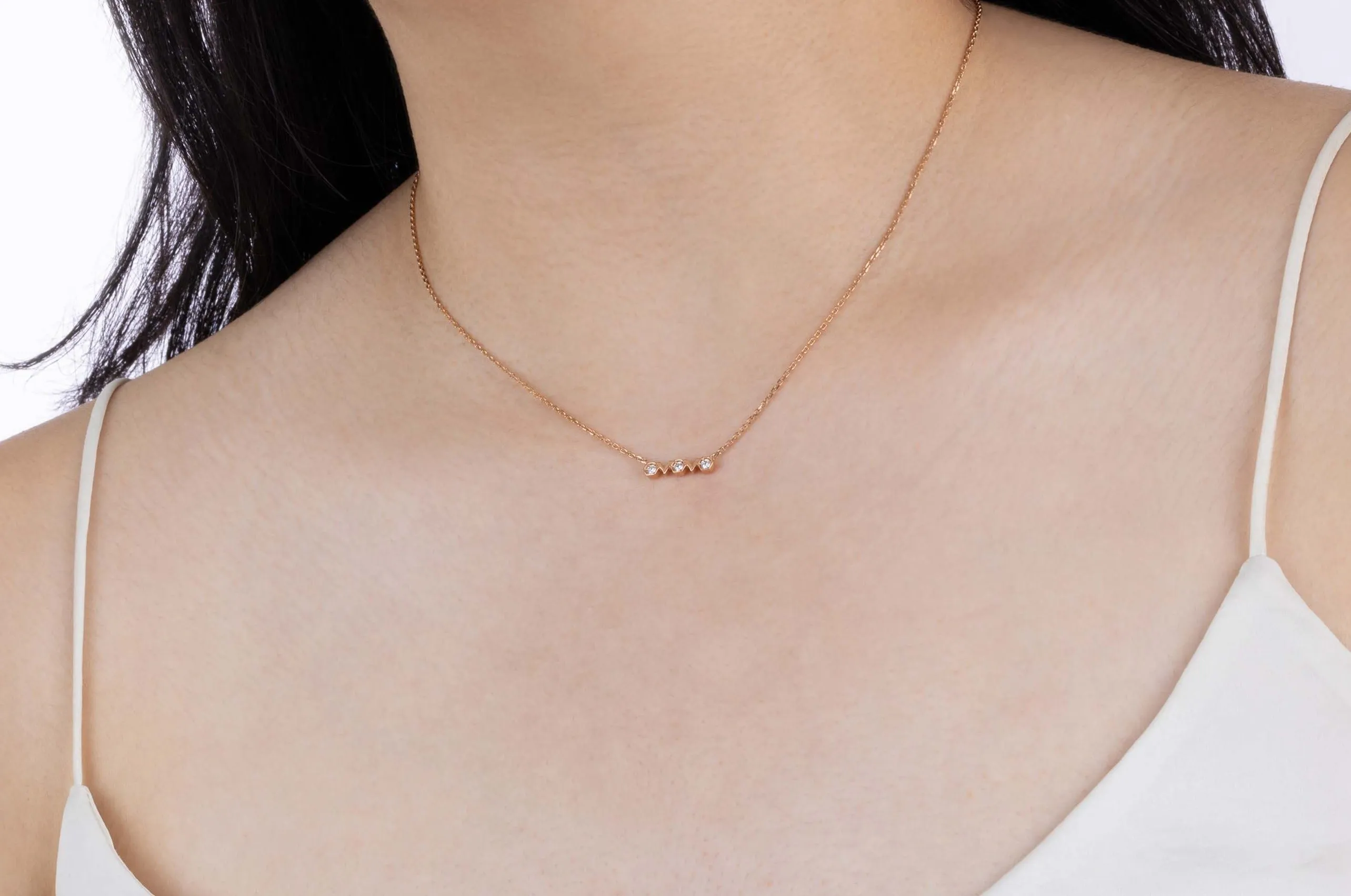 V Diamond Necklace sold by Veniroeshop product image thumbnail 2