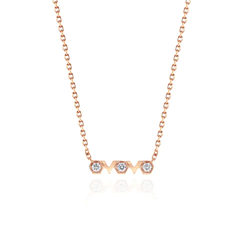 V Diamond Necklace sold by Veniroeshop