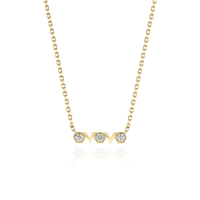 V Diamond Necklace sold by Veniroeshop