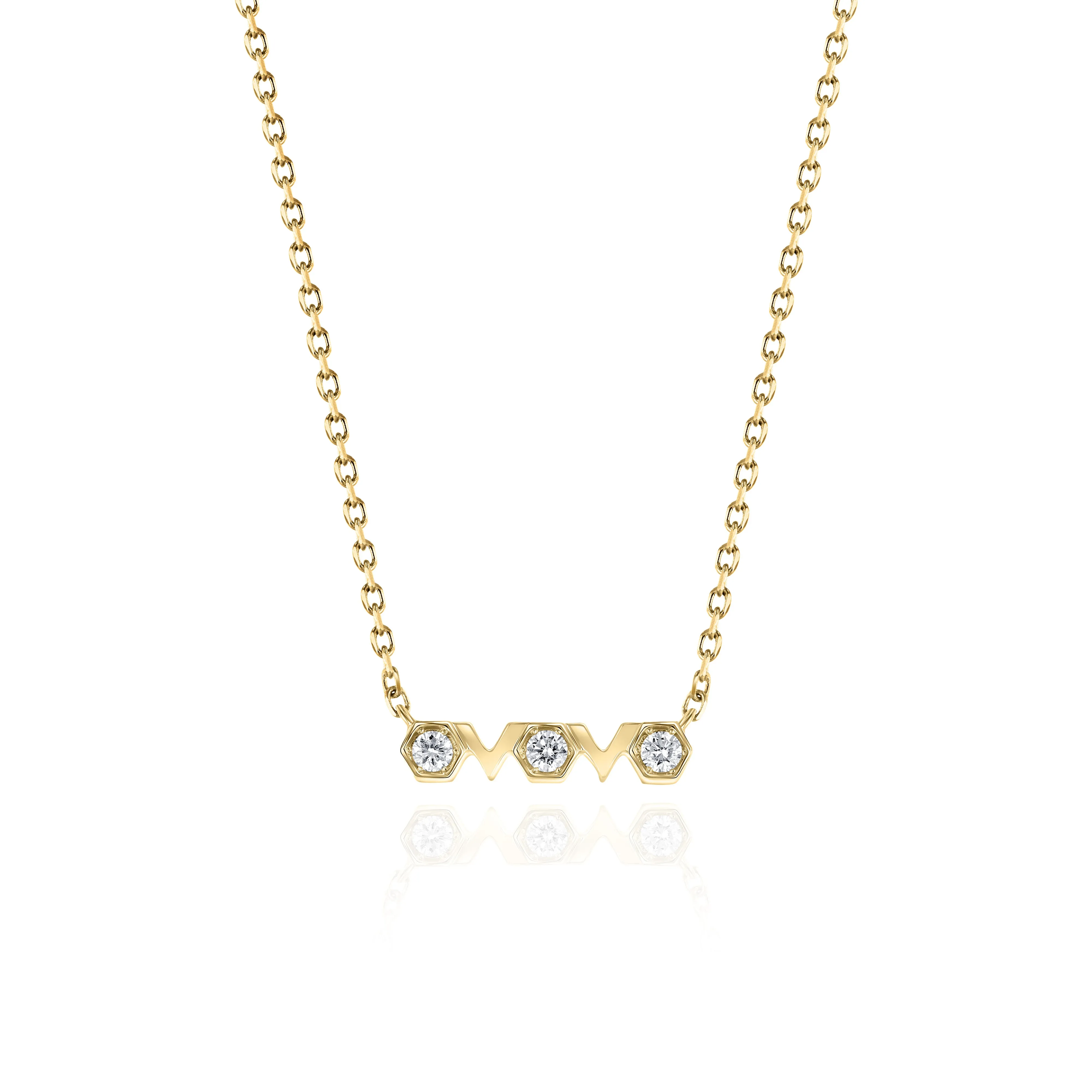 V Diamond Necklace sold by Veniroeshop