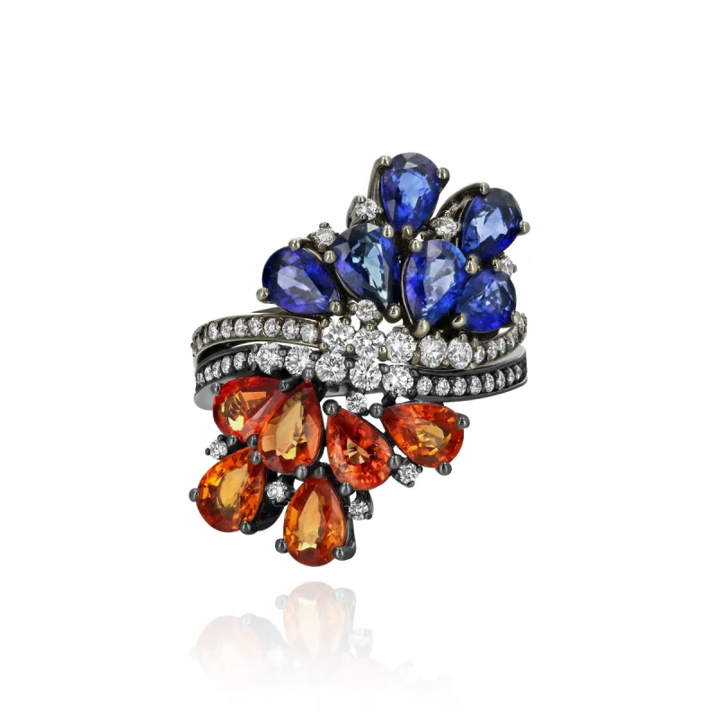 Twin Blossom Ring sold by Veniroeshop