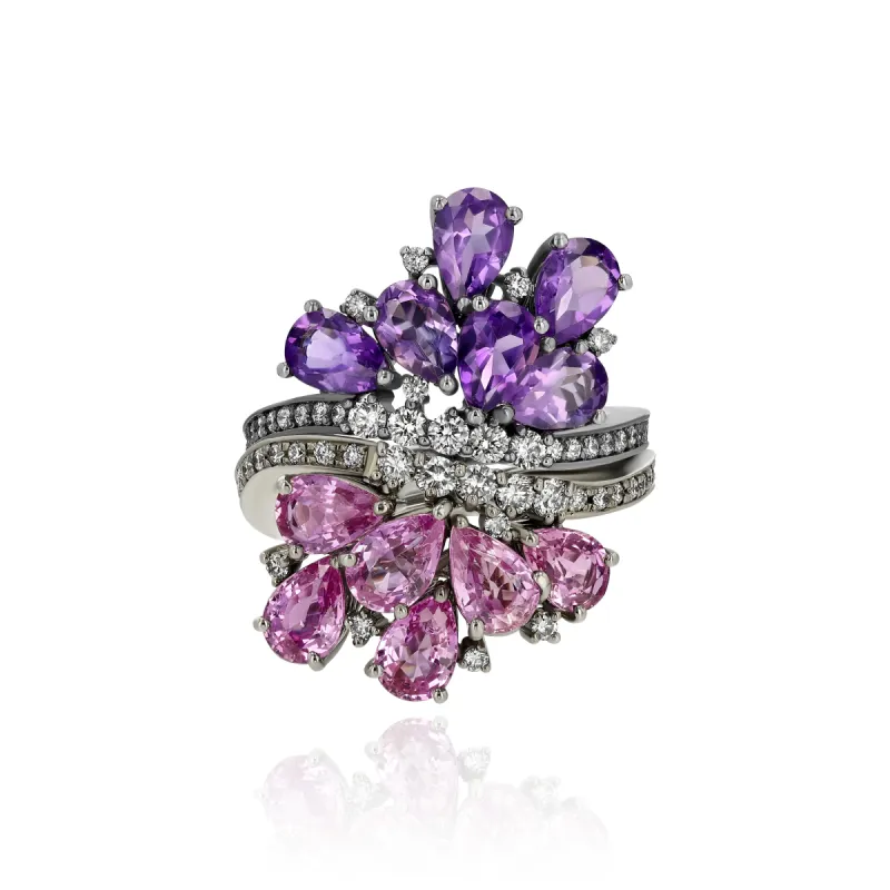Twin Blossom Ring sold by Veniroeshop