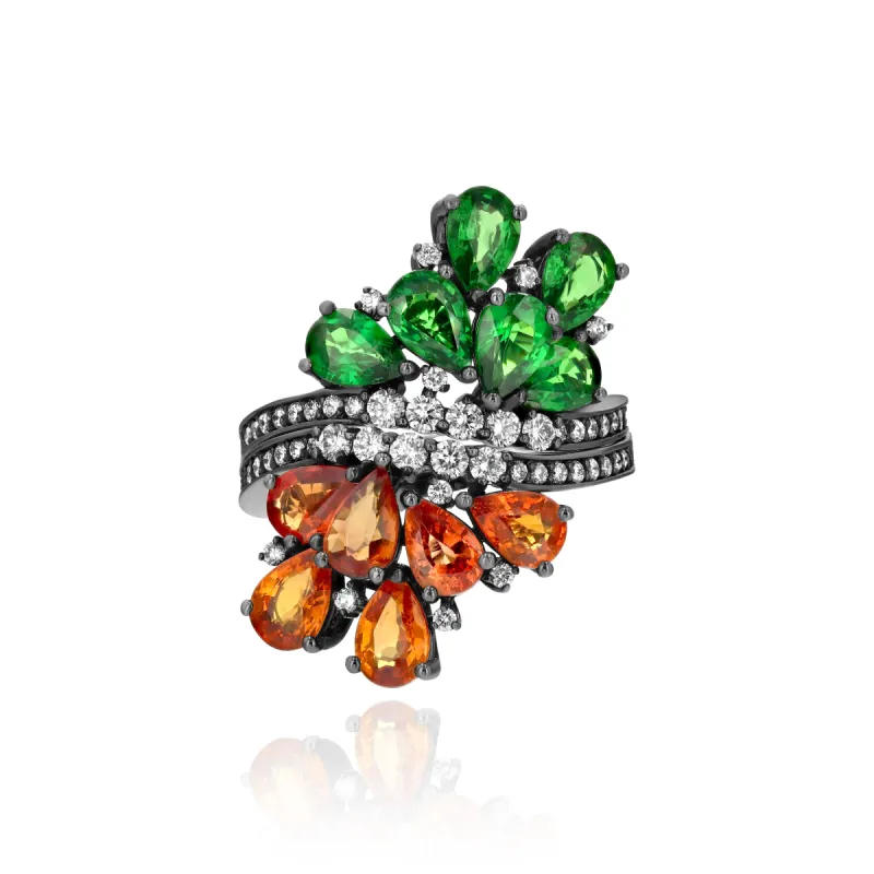 Twin Blossom Ring sold by Veniroeshop