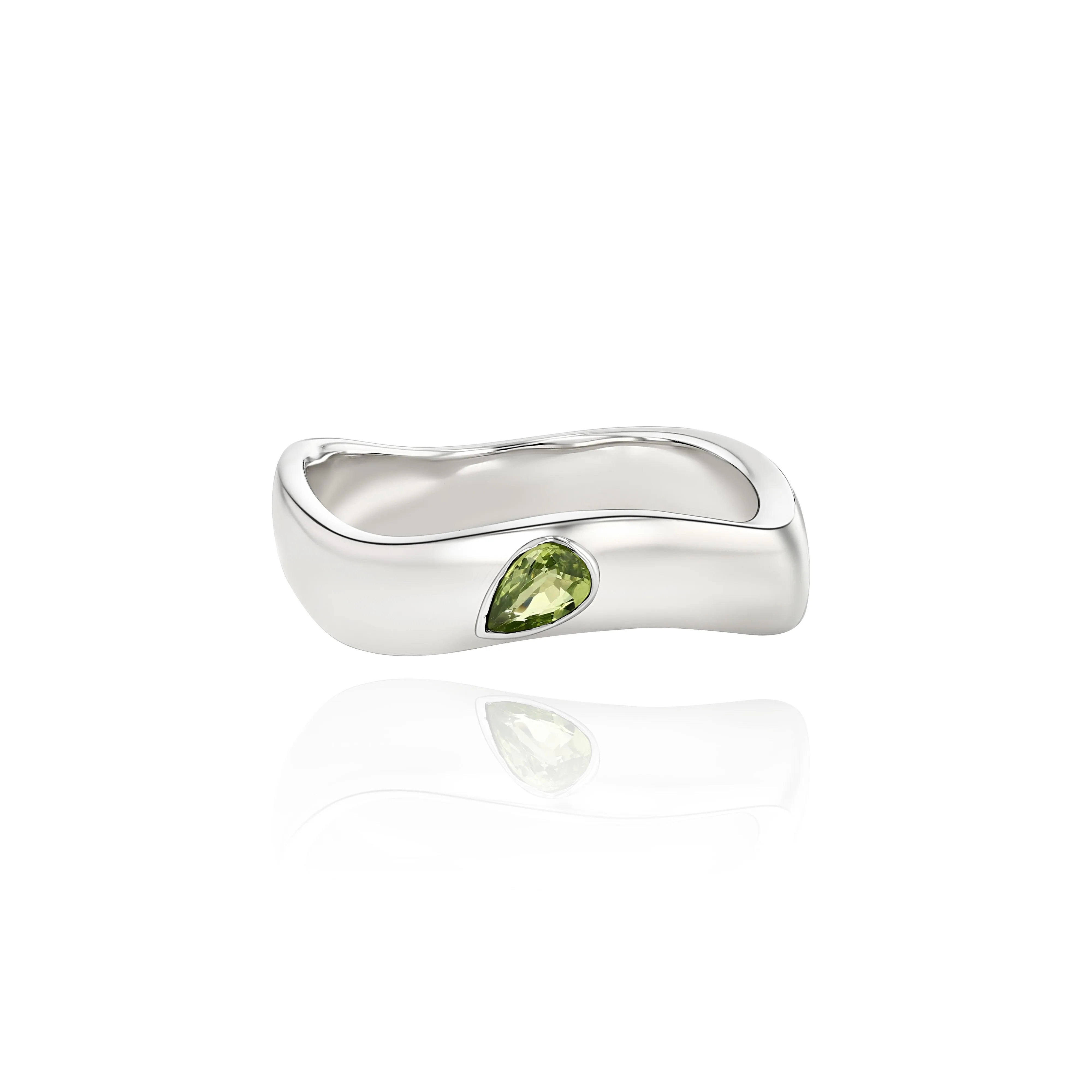 Silver Curve Ring sold by Veniroeshop product image thumbnail 3