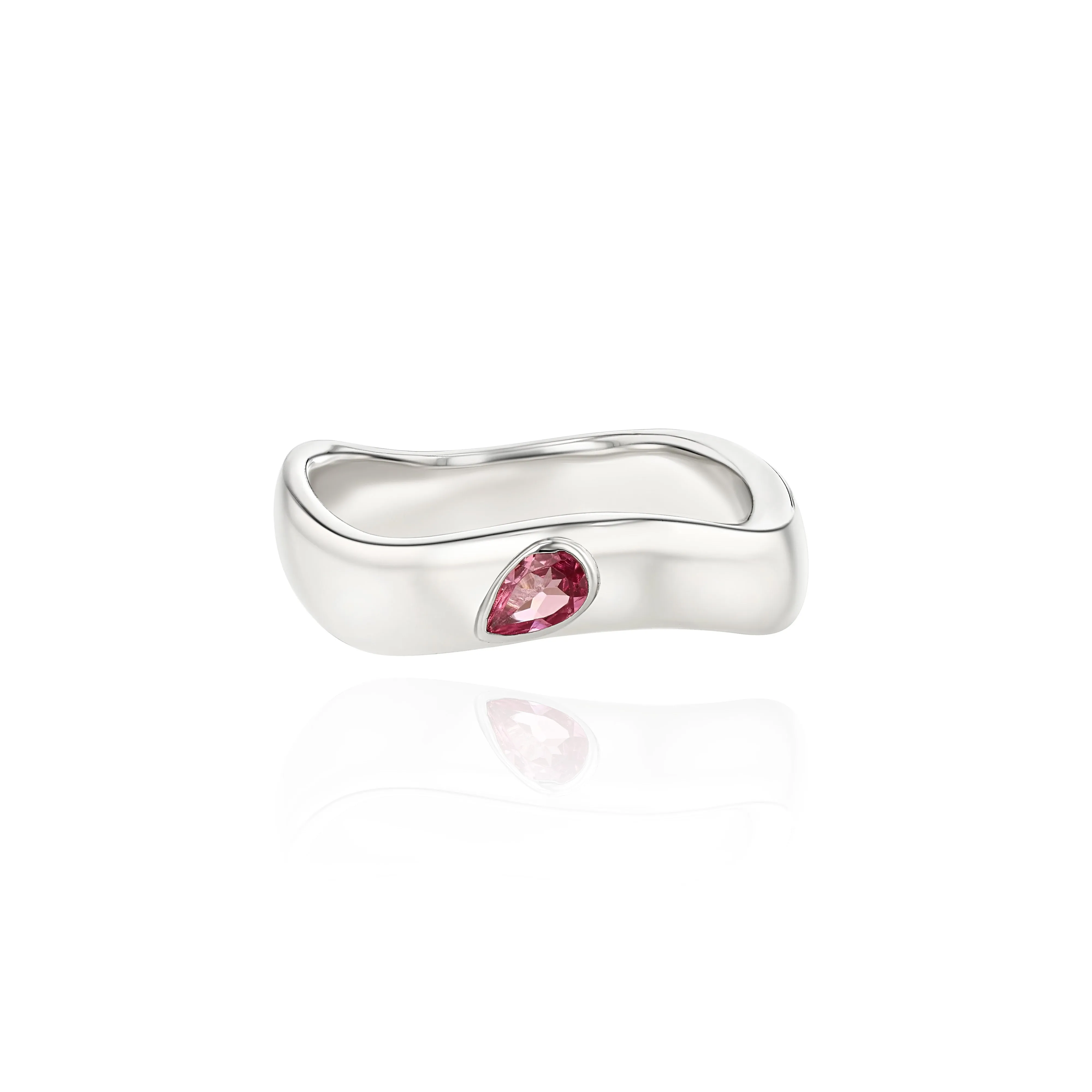 Silver Curve Ring sold by Veniroeshop product image thumbnail 2