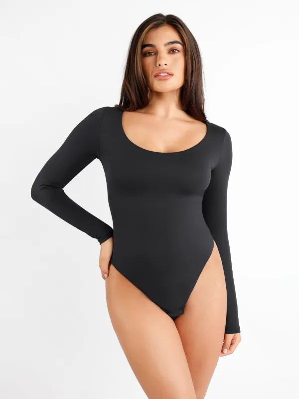 Shapewear Cloudsense Seamless Slimming Thong Bodysuits sold by Popilush