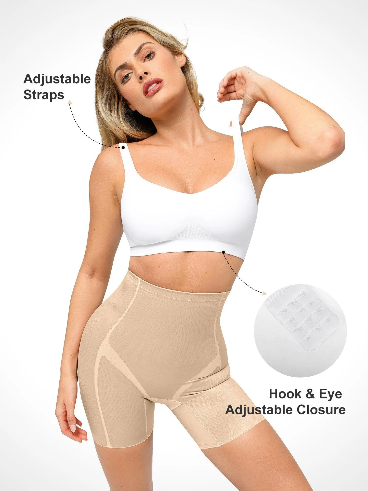 Seamless Wide-Strap Wireless Bra sold by Popilush product image thumbnail 2