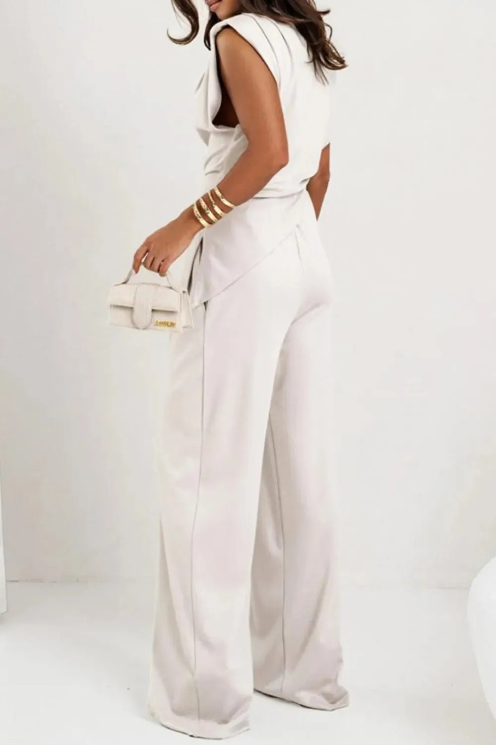 Round Neck Top and Pants Set sold by Gigi Laurent product image thumbnail 2