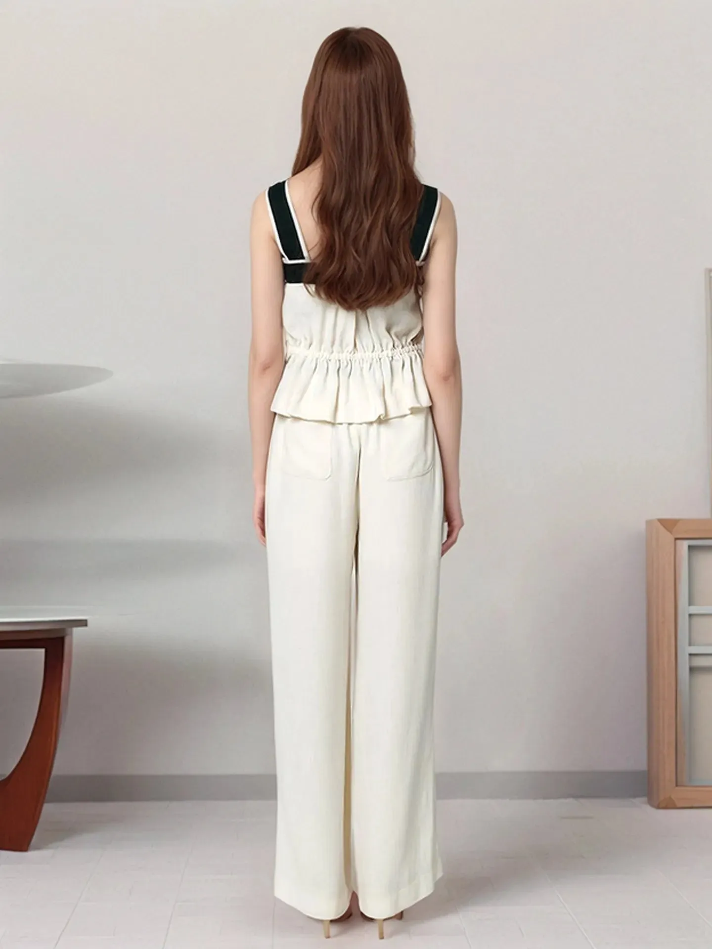 Ruffled Hem Tank and Pants Set sold by Gigi Laurent product image thumbnail 2