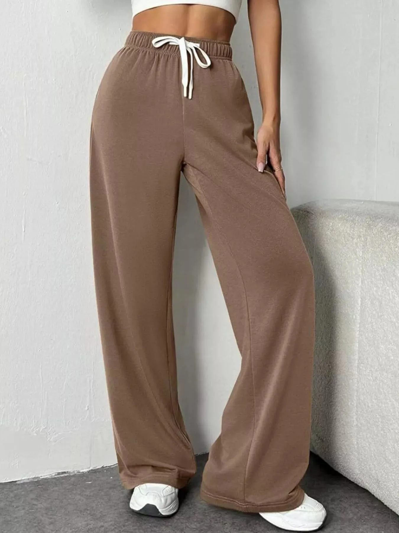Drawstring Wide Leg Pants sold by Gigi Laurent product image thumbnail 5