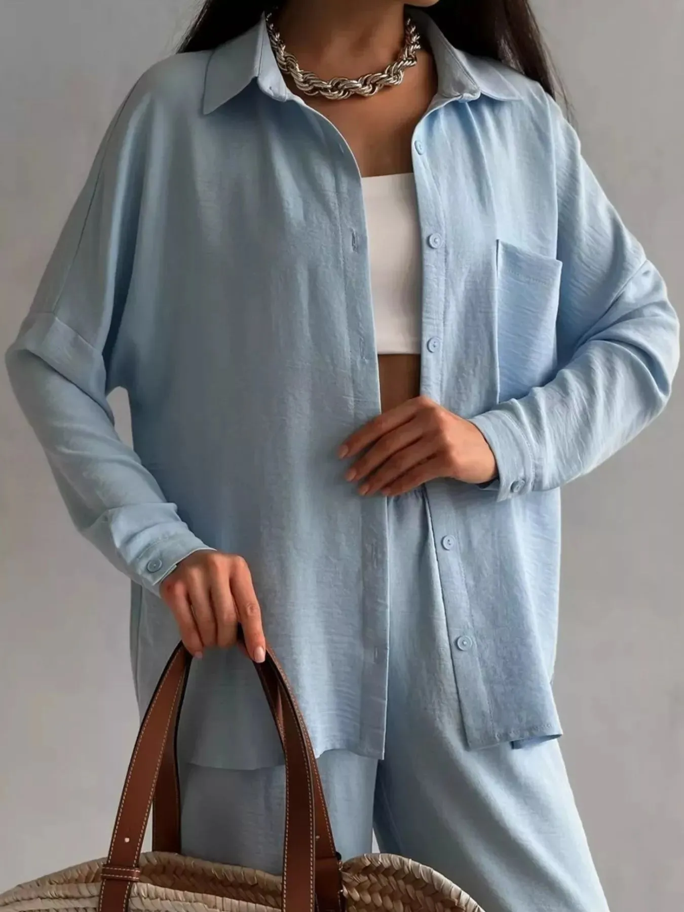 Button Down Shirt and Pants Set sold by Gigi Laurent product image thumbnail 2