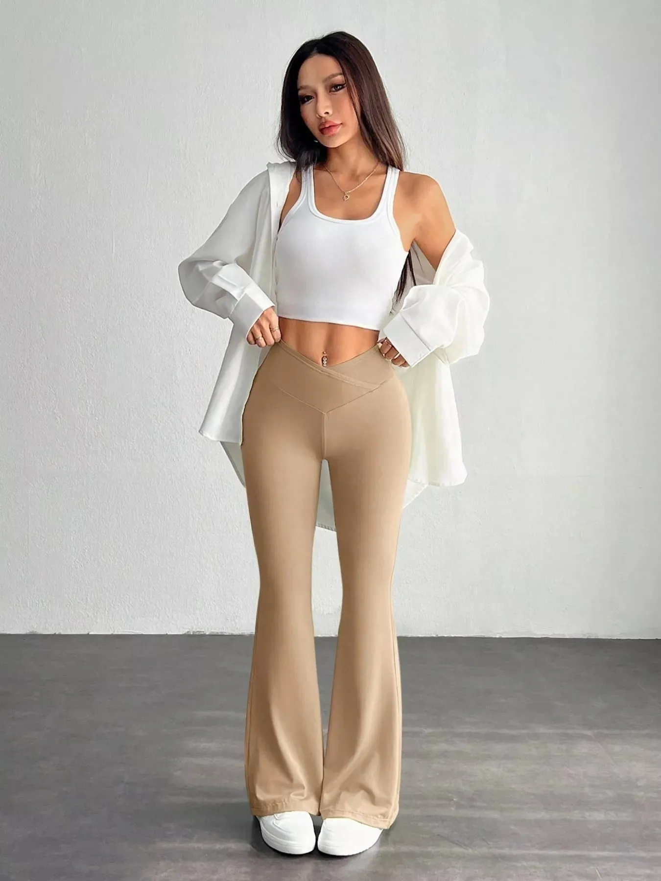 High-Waisted Flare Pants sold by Gigi Laurent product image thumbnail 5