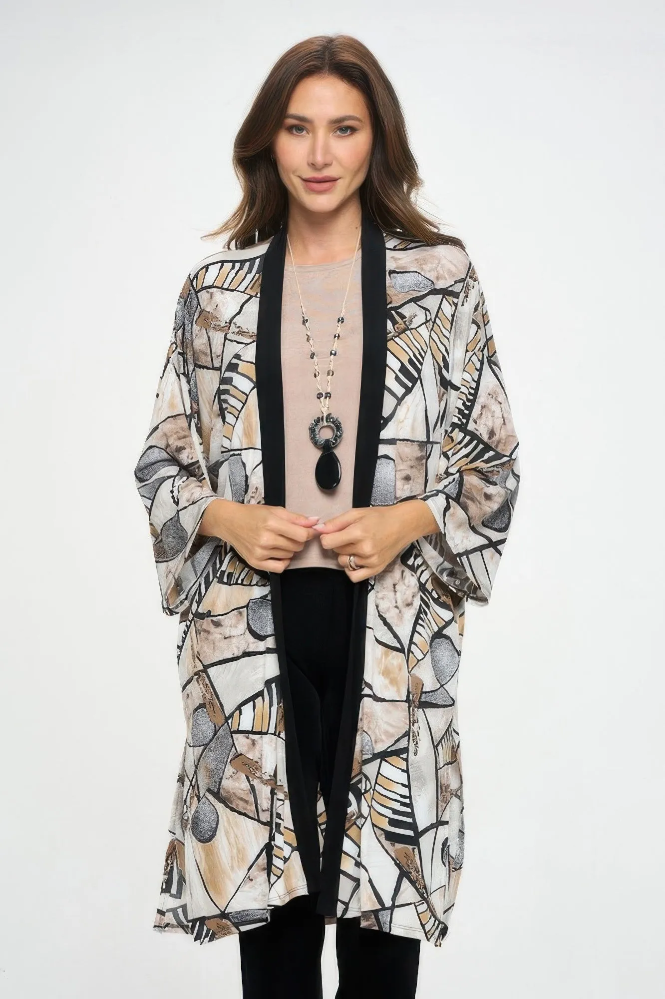 Long contrast Jacket sold by Gigi Laurent product image thumbnail 4