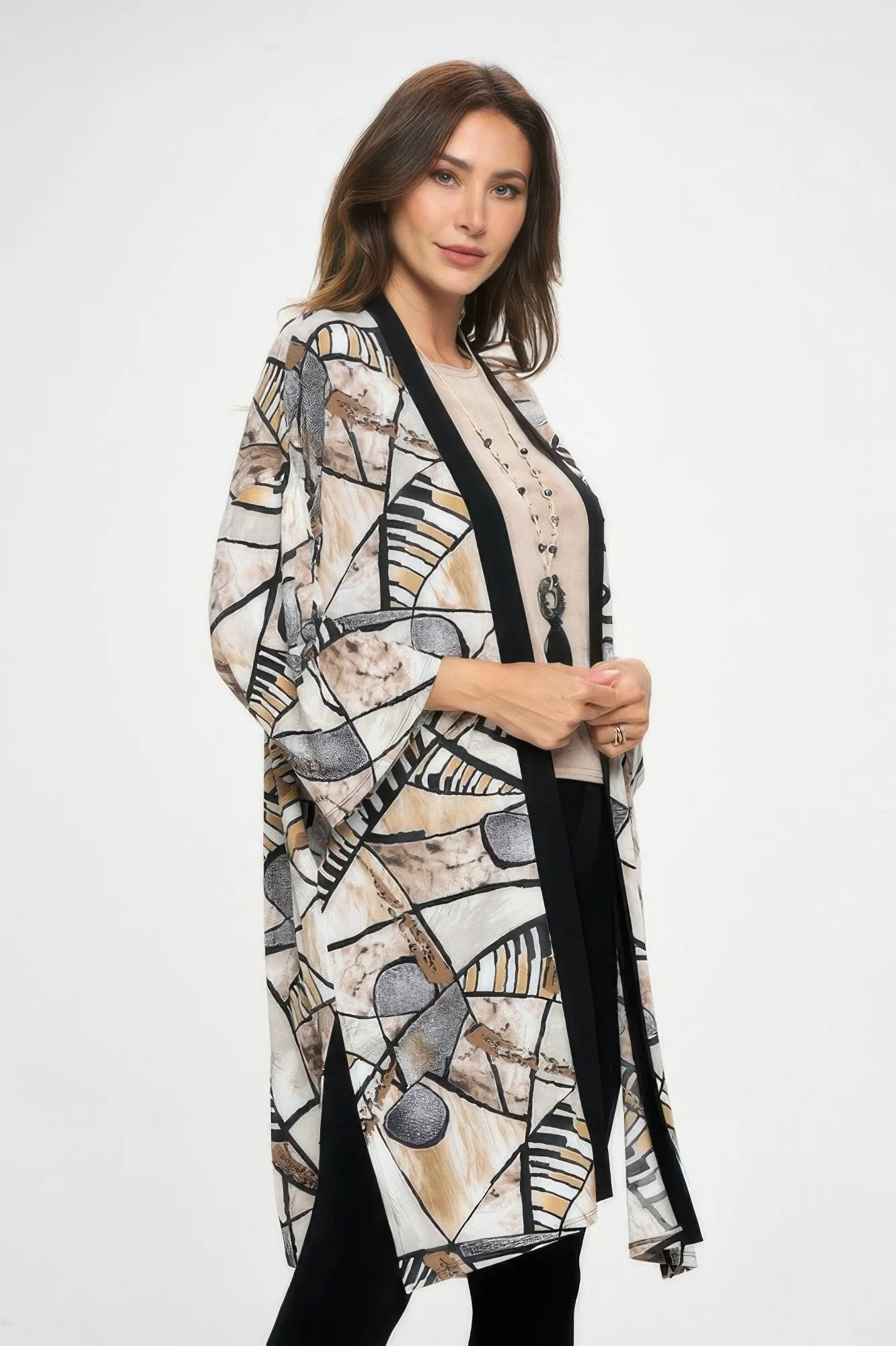 Long contrast Jacket sold by Gigi Laurent product image thumbnail 3