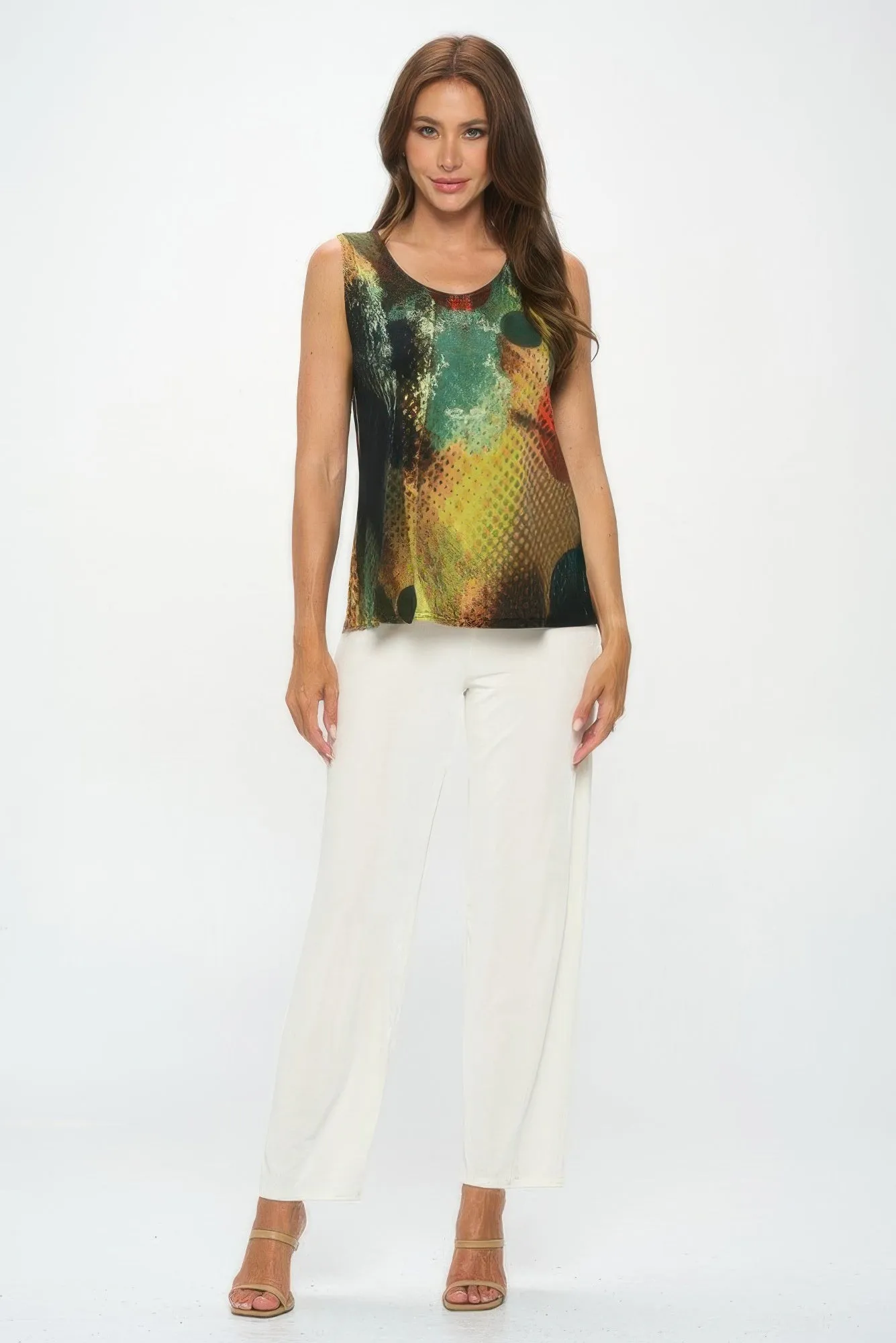 HIT Print Sleeveless Tank Top sold by Gigi Laurent product image thumbnail 2