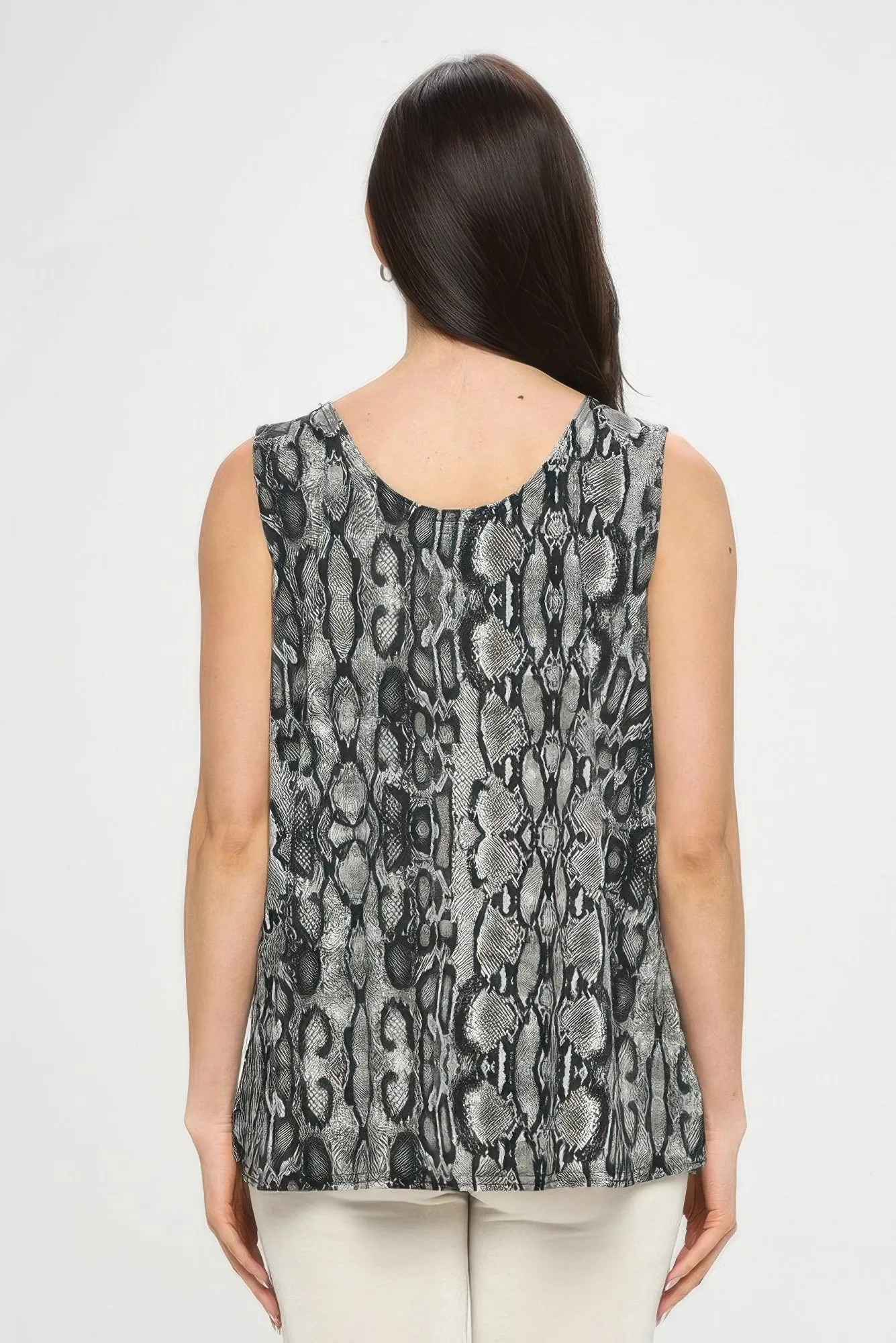 Hit Print Sleeveless Tank Top sold by Gigi Laurent product image thumbnail 2