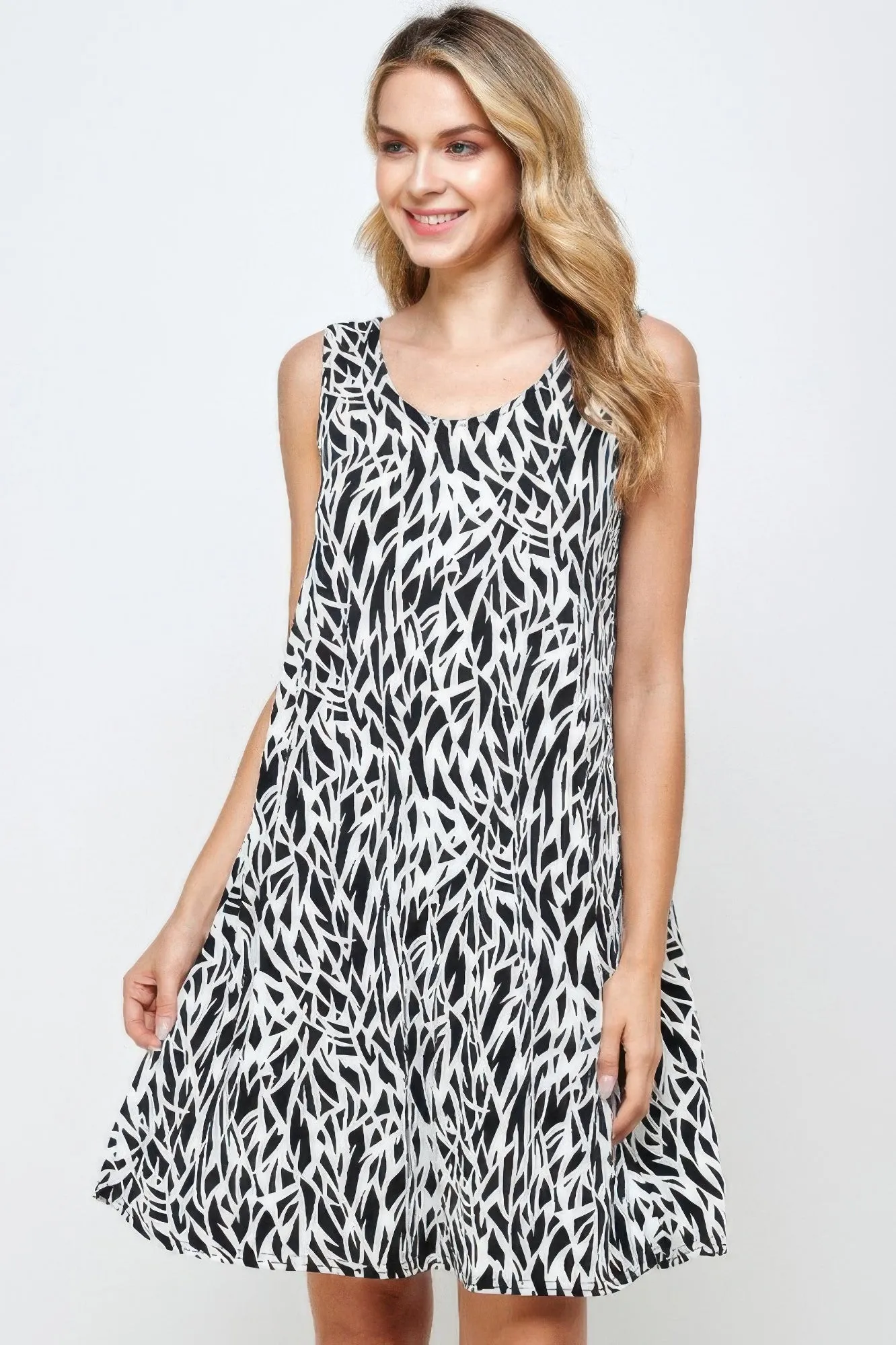 Plus Size Bns Print Missy Tank Dress sold by Gigi Laurent