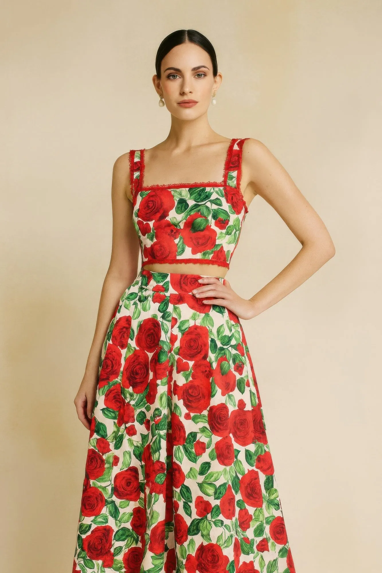 Rose Romance Two-piece Set sold by Gigi Laurent product image thumbnail 4
