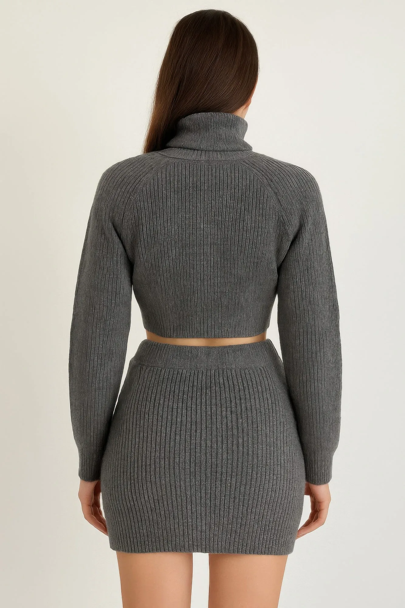 Knit Mock Neck Top And Skirt sold by Gigi Laurent product image thumbnail 2