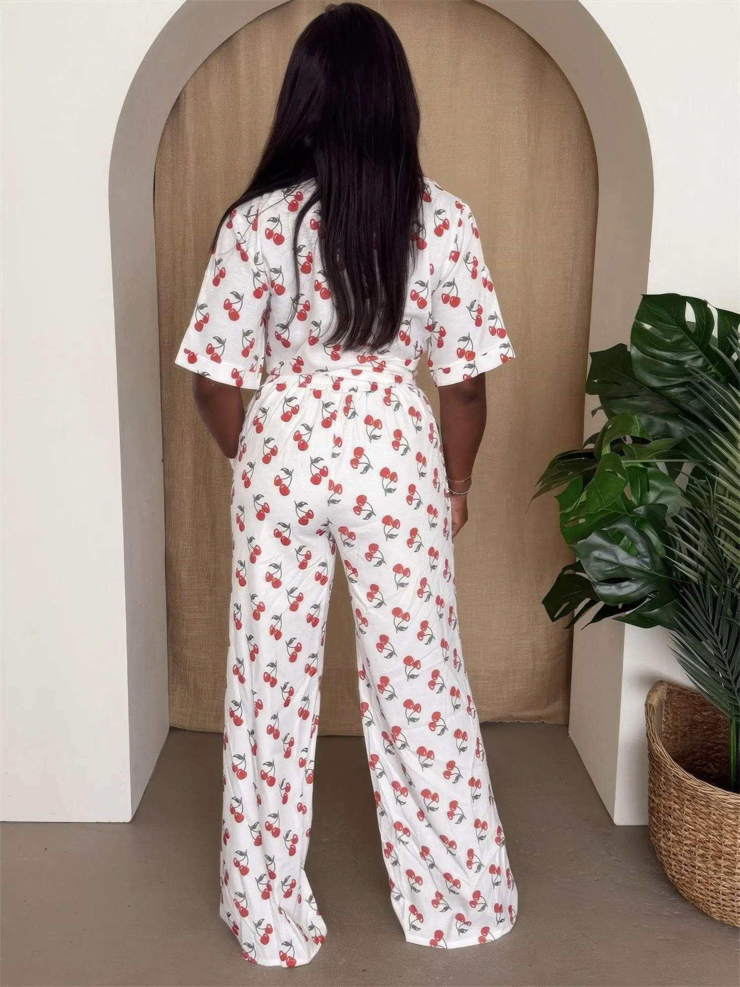 Cherry Pop Wide-leg Set sold by Gigi Laurent product image thumbnail 3